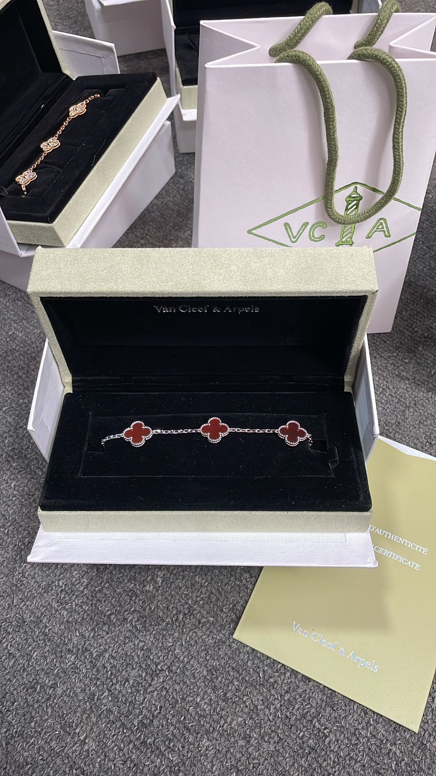 VAN CLEEF - PLATA - BAÑO EN ORO