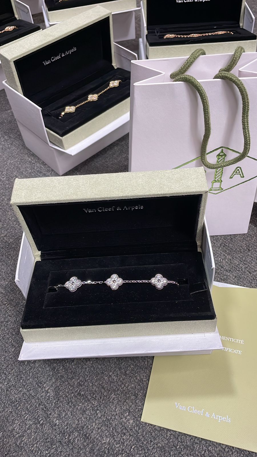 VAN CLEEF - PLATA - BAÑO EN ORO