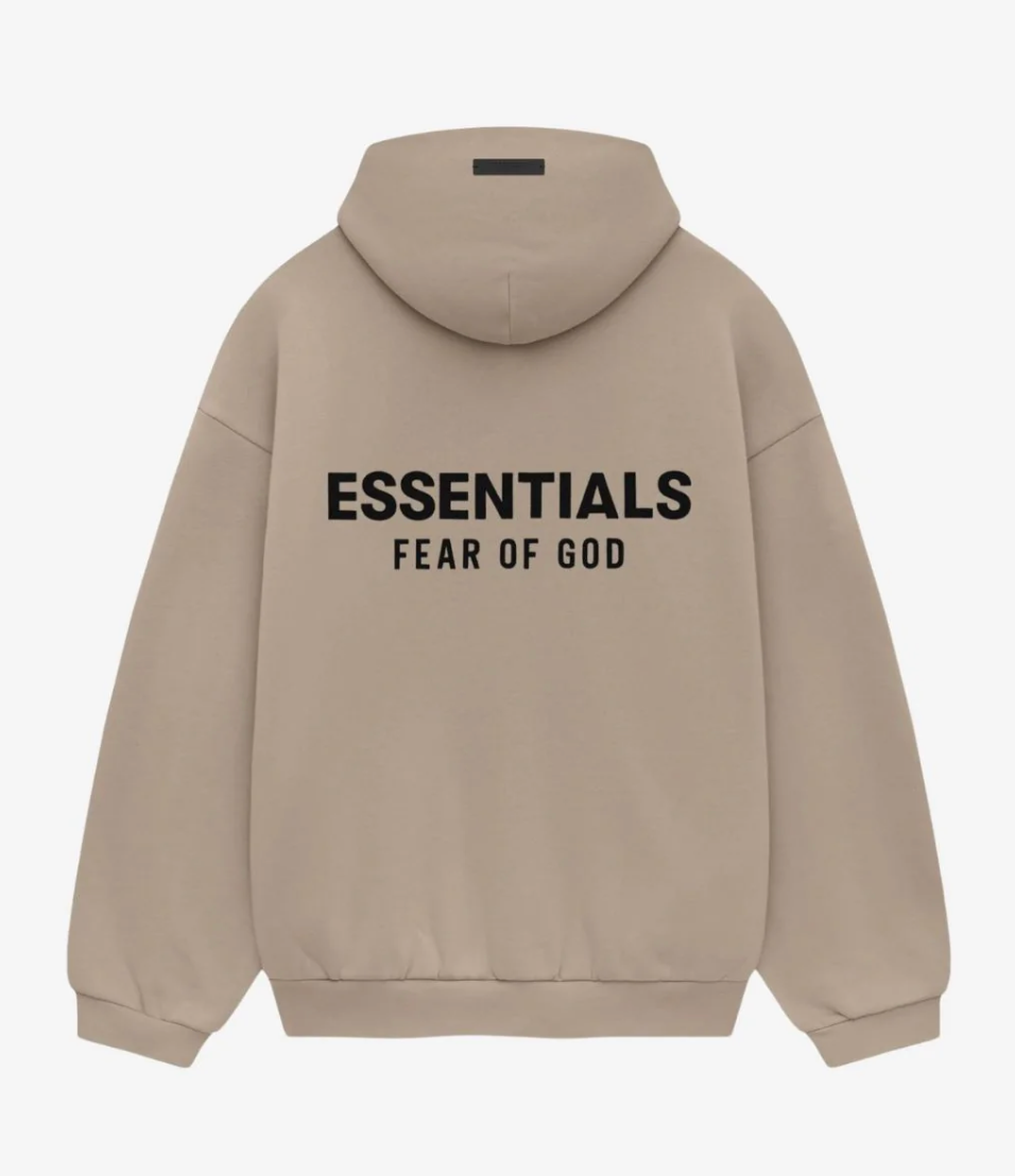 Fear of God Essentials Fleece Hoodie Desert Sand