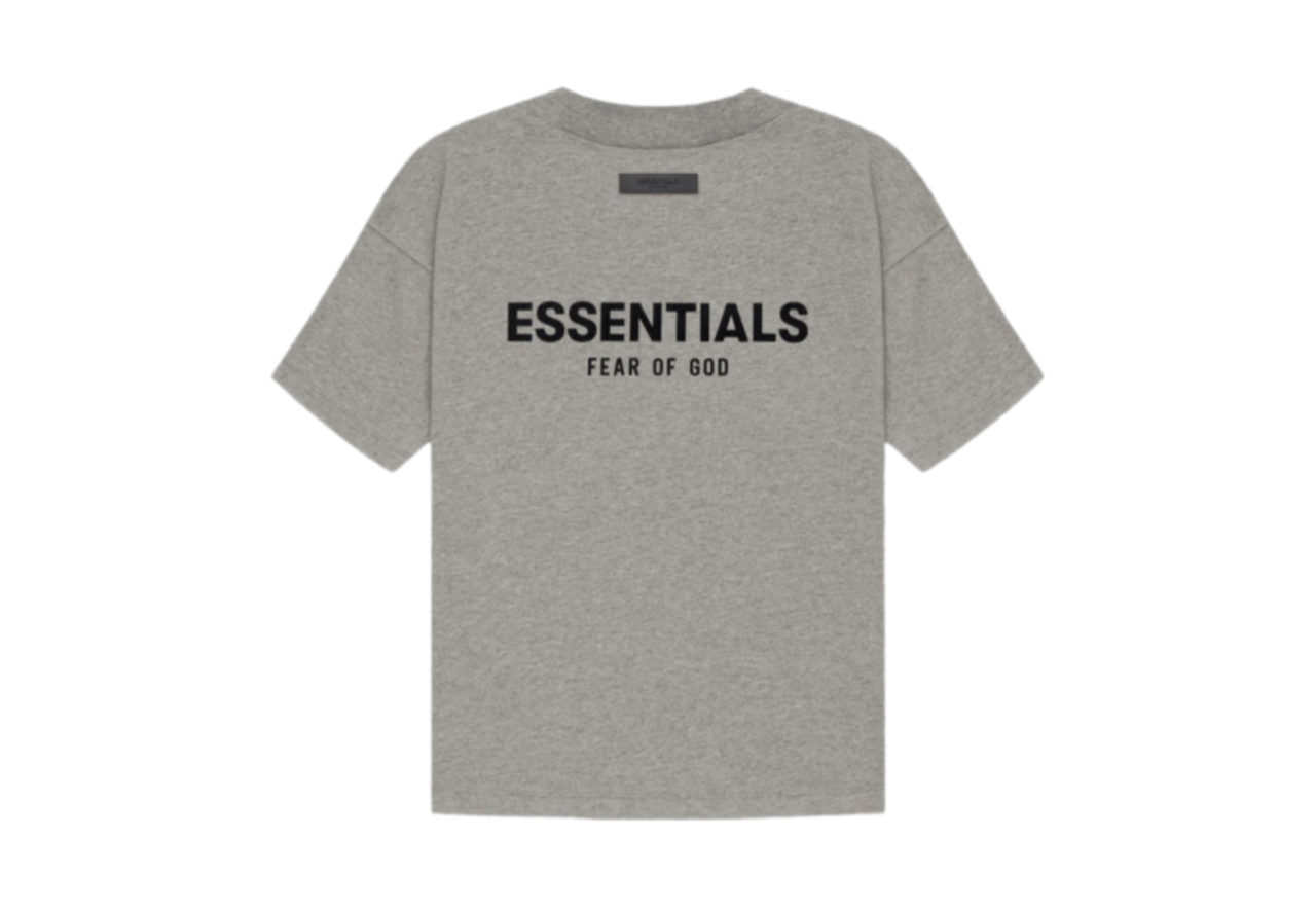 PLAYERA ESSENTIALS GRIS OSCURO