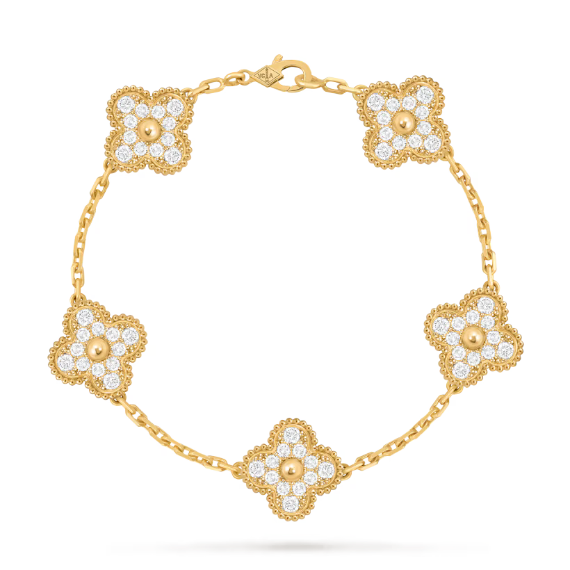 PULSO VAN CLEEF - ORO CON PIEDRAS