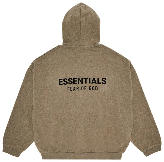 Fear of God Essentials Fleece Hoodie II 'Heather Grey'