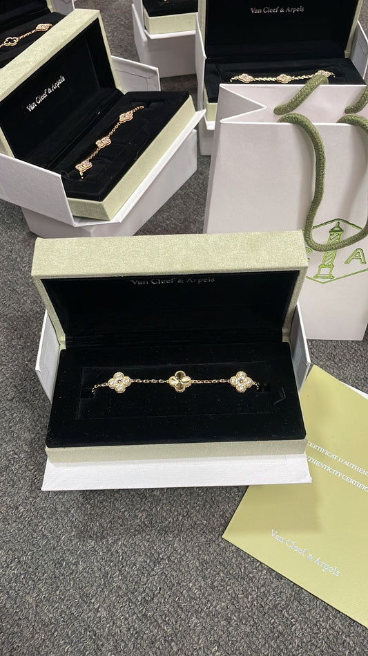 VAN CLEEF - PLATA - BAÑO EN ORO