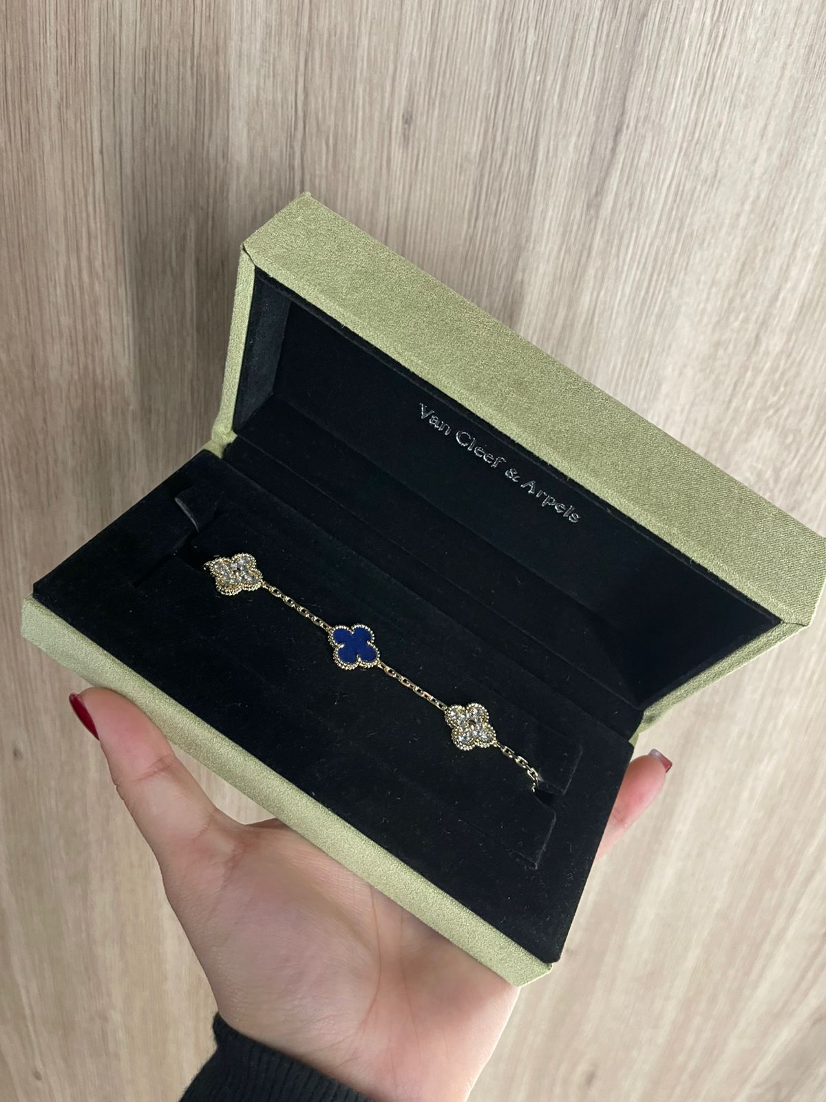 PULSO VAN CLEEF - AZUL CON PIEDRAS
