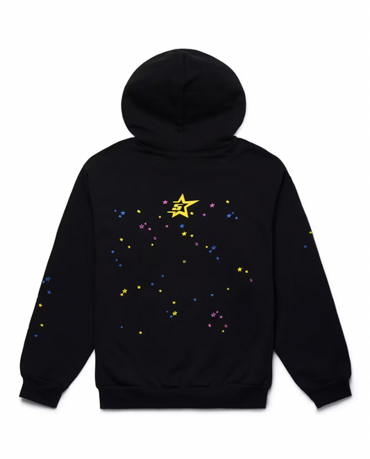 Sp5der P*NK V2 Hoodie BLACK