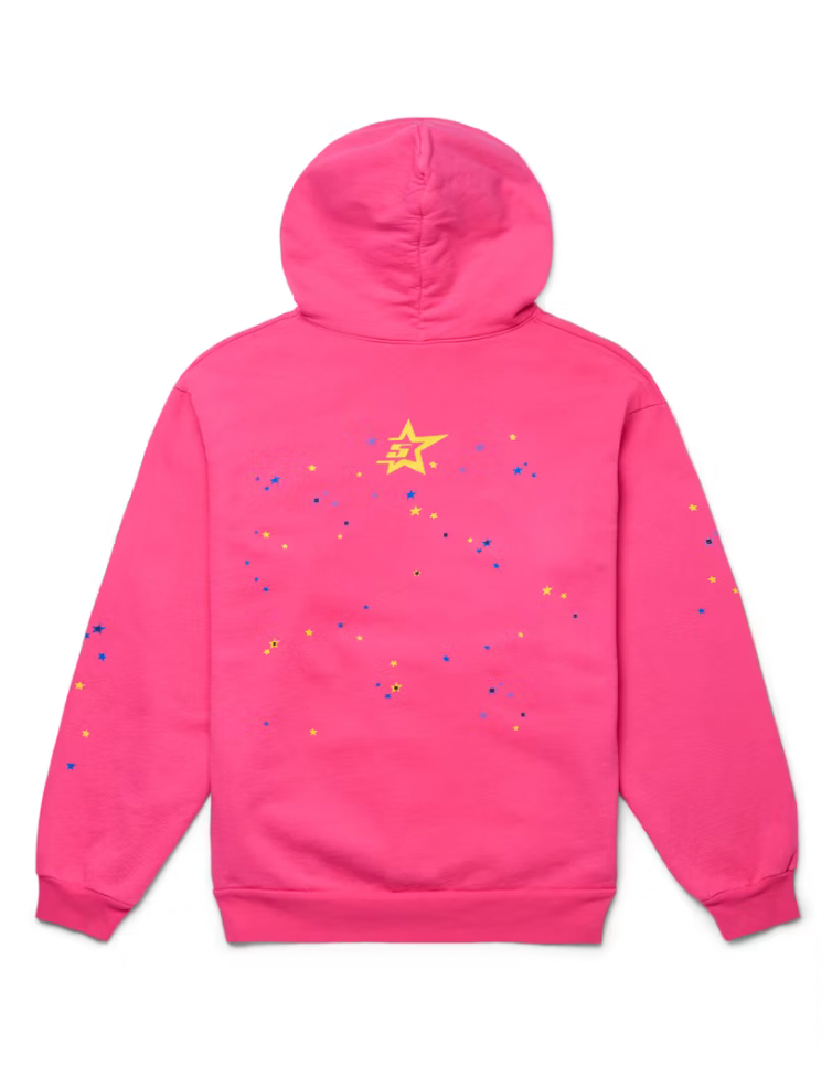Sp5der P*NK V2 Hoodie PINK