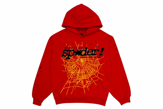Sp5der P*NK V2 Hoodie RED
