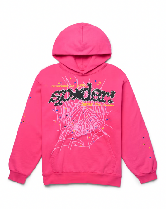 Sp5der P*NK V2 Hoodie PINK