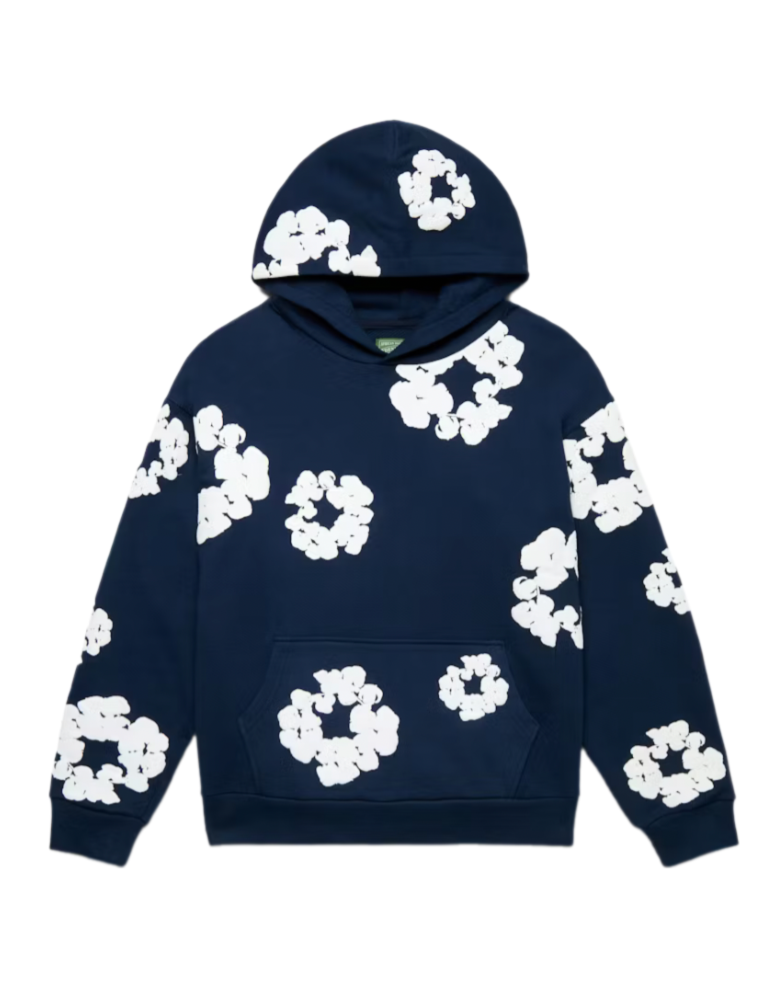 DENIM TEARS HOODE "NAVY BLUE"