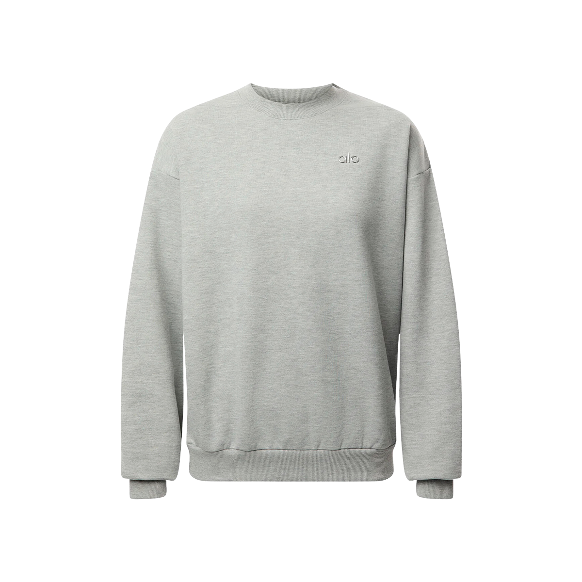 CREWNECK SWEATER GRAY alo
