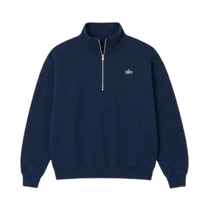 ALO Quarter zip NAVY BLUE