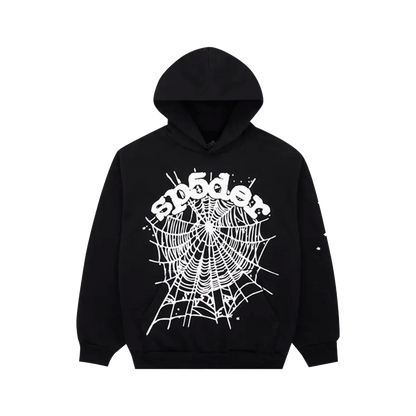 Sp5der OG Web Hoodie 'Black'
