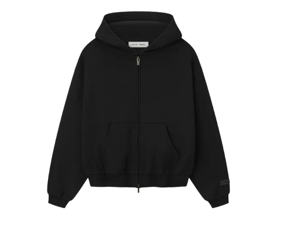 ZIP UP Hoodie ess BLACK