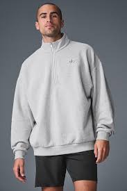 ALO Quarter zip GRAY
