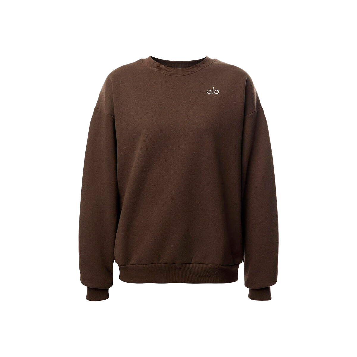 CREWNECK SWEATER BROWN alo