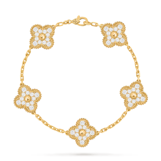 PULSO VAN CLEEF - ORO CON PIEDRAS